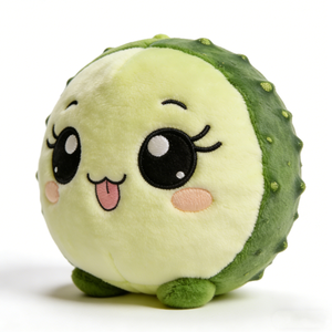 Peluche de melón con espinas personalizado, peluche de kiwano, juguete de peluche de fruta con púas, muñeco de melón exótico - Product Image 4