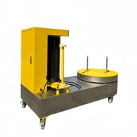 Machine d'emballage de bagages, machine d'emballage de film étirable pour bagages d'aéroport, machine d'emballage de petites boîtes/étuis