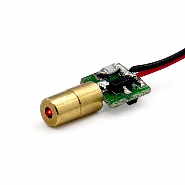 ZhonNa 650nm 5mW Red Laser Module Single Point Industrial Laser Head 2.1-3V Board Positioning Aiming Alignment Laser Equip Parts
