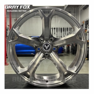 Cerchi in Lega Forgiati GRAYFOX Spazzolati 5x120 5x114.3 da 17, 18, 19 Pollici per Auto Passeggeri, Compatibili con Nissan 350z Nismo V1, Infiniti Q50 - Product Image 1