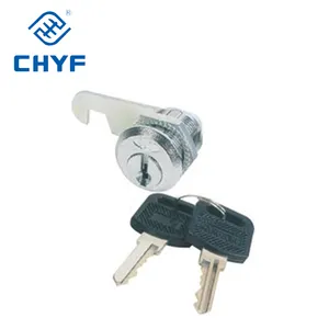 Electric Cabinet Security Lock Quarter Turn Zinc Alloy Cylinder Cam Lock Furniture Cam Lock Fitting