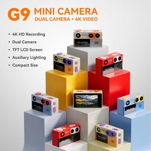 Mini caméra porte-clés photo et vidéo 1080P 1-5MP G9, mini caméra de poche pour enfants, étudiants, fêtes, voyages, petite caméra portable de poche - Product Image 2