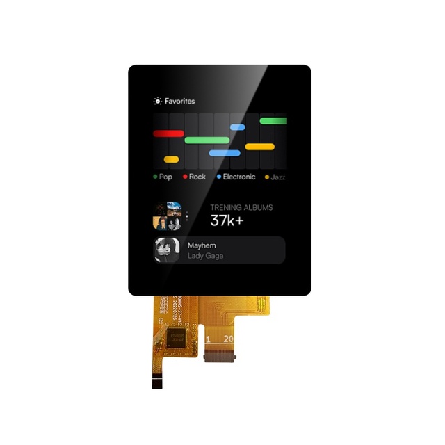 Golden Vision 2.8 Inch TFT LCD Display 240x320 QVGA SPI Interface IPS Panel 85 Viewing Angle Capacitive Touch Optional