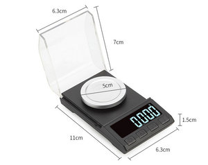 보석 0.001 용 10g 20g 50g 100g 200g 정밀 LCD 보석 골드 다이아몬드 전자 디지털 계량 스케일 - Product Image 4