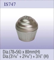 Boîte de rangement en métal ronde en forme de cornet de glace, personnalisable, pour chocolats et bonbons pour enfants, vente chaude, qualité alimentaire
