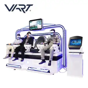 VART 4 koltuklar VR hareket makinesi 9D sanal gerçeklik ekipmanları 9D yumurta VR sandalye simülatörü satılık