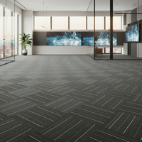 Dalles de moquette pour salle informatique, centre de données, dalles de moquette en polypropylène, ignifuges, résistantes à l'usure, dalles de sol commerciales