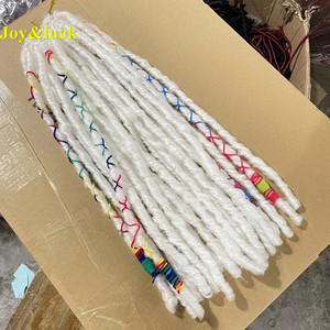 Tresses synthétiques douces blanches au Crochet pour femmes africaines, Dreadlocks, fausses tresses, prix de gros #60 - Product Image 1