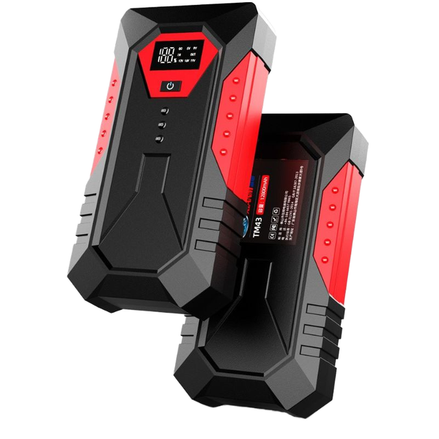 Professional 600A Car Jump Starter 18800mAh Battery Pack with Quick Charge & Flashlight