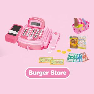 Juego de <span class=keywords><strong>caja</strong></span> <span class=keywords><strong>registradora</strong></span> de juguete de supermercado de simulación de lujo divertido <span class=keywords><strong>para</strong></span> <span class=keywords><strong>niñas</strong></span> - Product Image 2
