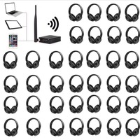 2025 RF Silent Party FM Disco UHF Segment FM Carré Réseau Extérieur Enseignement Danse Fête Activité Casque Sans Fil
