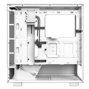 NZXT <span class=keywords><strong>H5</strong></span> <span class=keywords><strong>Elite</strong></span> NOIR & BLANC étui de jeu Premium Compact Mid-tower Case PC Chassis avec 2pcs F120Q fans à l'intérieur - Product Image 4