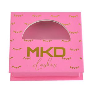 Shenzhen Eco Vriendelijke Aangepaste Afdrukken Karton Papier Verpakking Wimper Dozen Met Gouden Logo - Product Image 1