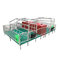 Lit de mise bas pour animaux, équipement d'élevage en ferme, enclos à porcs en fonte, cage de mise bas pour truies à vendre, cage à porcs avec table d'obstétrique pour porcs