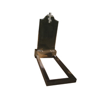 Meilleures ventes de monuments de pierre tombale en granit de haute qualité Différents types de bordures Design moderne Tombe en marbre Option de pierre commémorative