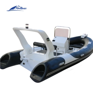 Goethe sang trọng thể thao du thuyền rib480b 6-hành khách sợi thủy tinh thuyền phía ngoài động cơ cho sông câu cá tham quan Cruising thể thao - Product Image 3