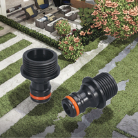 Nouvel adaptateur de réservoir IBC Durable 1/2 ''3/4'' avec bec de robinet S60x6 pièces de rechange de robinet en plastique pour connecteur de tuyau d'arrosage