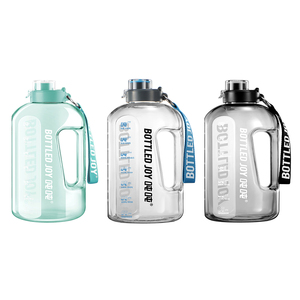 Bottiglia per Bere Ecologica da 1,5L con Cannuccia e Cinturino, Infrangibile, per Bere Direttamente, Regalo Motivazionale - Product Image 4