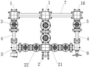 ชุดควบคุมการไหลของน้ำมันและก๊าซแบบพรีเมียมอุตสาหกรรม API16C High Choke Manifold - Product Image 4