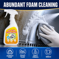 Nettoyant anti-taches d'huile Zourunan en spray, production en série par l'usine source, remplissage et emballage automatiques, 500 ml, marque privée, OEM