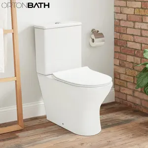 ORTON BATH Toilette Bad Toilette Sanitär artikel Afrika Twyford Ghana Keramik Boden montage Dual-Flush Zweiteilige WC-Toiletten schüssel