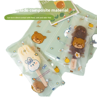 Sacs d'emballage pour glaces et bâtonnets glacés en plastique Mylar avec logo personnalisé imprimé en gravure, scellés à l'arrière, résistants à l'humidité, sous vide, pour snacks