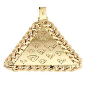 Pendentif classique plaqué or en moissanite, bijoux personnalisés pour unisexe, accessoire de mode élégant et haut de gamme pour un usage quotidien - Product Image 5