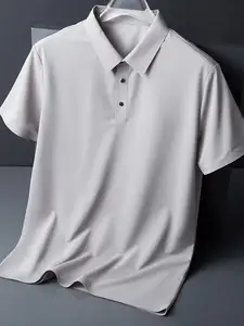 Men's Half Sleeve Business Thin T-shirt Men's Short Sleeve Polo Shirt