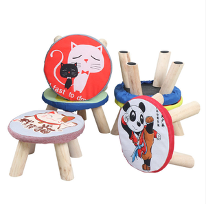 <span class=keywords><strong>Taburete</strong></span> de madera con forma de animal para niños, silla lavable, cómoda, otomana <span class=keywords><strong>azul</strong></span> - Product Image 3