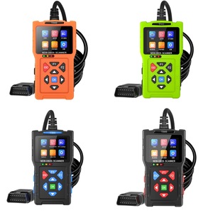 TopDiag T300 <span class=keywords><strong>OBD2</strong></span> Auto Scanner 12V Pembaca Kode Diagnostik <span class=keywords><strong>Data</strong></span> Langsung Bahasa Inggris dengan Tombol Hitam Biru untuk Diagnosa Mobil - Product Image 2