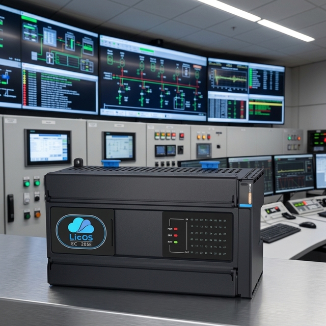 220V AC PLC Controller 24 Digital Inputs 22 Relay Outputs for Large Scale Industrial Automation Control System