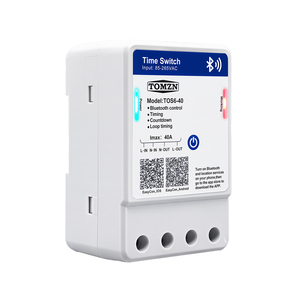 Interruptor <span class=keywords><strong>de</strong></span> temporización Bluetooth TOMZN TOS6-40, 35 mm, riel DIN, montaje en pared, temporizador <span class=keywords><strong>de</strong></span> cuenta regresiva, temporizador <span class=keywords><strong>de</strong></span> ciclo, AC85-265V 40A, oficial - Product Image 3