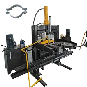 Raintech otomatis CNC besi datar logam mesin pembuat penjepit dengan mesin pelengkung dan pembentuk pukulan