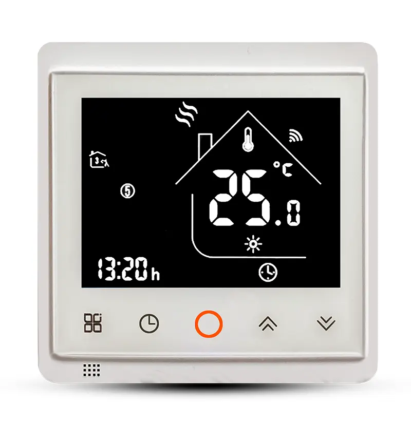 WI-FI Smart Touch Screen Thermostat For Floor Heating System Work with Tuya Smart Home Life APP