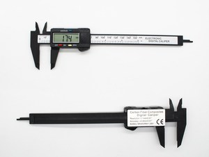 Vernier-calibrador <span class=keywords><strong>digital</strong></span> de fibra de carbono, pantalla <span class=keywords><strong>digital</strong></span> grande de precisión de 150mm, 0-0,1mm - Product Image 4