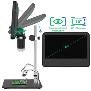 Andonstar <span class=keywords><strong>Microscope</strong></span> numérique AD210 10.1 pouces LCD réglable pour <span class=keywords><strong>Microscope</strong></span> électronique 260X 1080P PCB/<span class=keywords><strong>SMD</strong></span> Outil de soudure de téléphone - Product Image 3