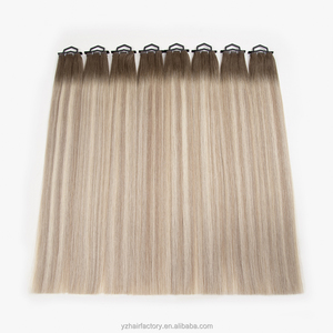 Prix direct usine Genius Weft Extensions de cheveux humains Double Drawn Cheveux vierges Fournisseur Cheveux d'un seul donneur Cuticules alignées - Product Image 4