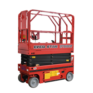 Plataforma elevadora de tijera eléctrica Ever Star de 6-14 m de altura, autopropulsada, para uso industrial. - Product Image 1