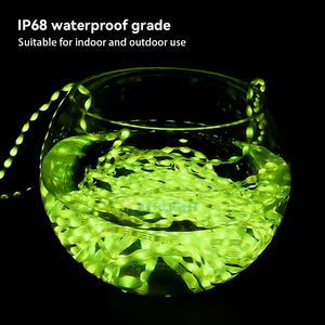 Guirlandes lumineuses LED de Noël KTRLIGHT Pebble 4PIN WS2815 RGB Pixel <span class=keywords><strong>DMX</strong></span>, étanches IP67, pour extérieur, fil blanc transparent en cuivre - Product Image 3