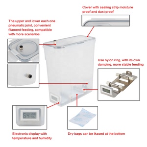 3dsway <span class=keywords><strong>3D</strong></span> máy in phụ kiện máy sấy hộp <span class=keywords><strong>Filament</strong></span> lưu trữ chủ niêm phong trường hợp đối với TPU ABS PLA <span class=keywords><strong>Filament</strong></span> giữ khô - Product Image 4