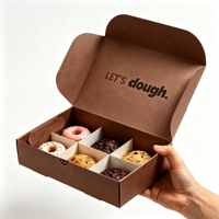 Boîte à pâtisserie en carton de qualité alimentaire, emballage recyclable, boîtes pliantes en papier pour macarons, boîte à biscuits personnalisée avec sacs