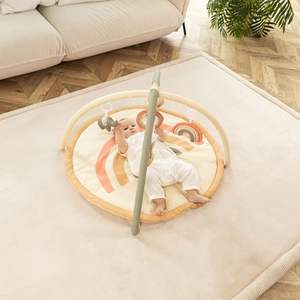 Alfombra de Espuma Viscoelástica de Alta Densidad con Base Antideslizante de 200x150x2cm, Alfombra de Juego de Terciopelo Coral para Bebés para Gatear, Jugar y Tiempo Boca Abajo - Product Image 2