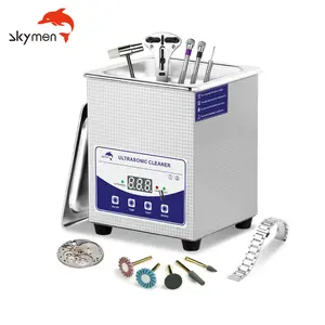 For Gold Silver Jewelry Watch Polishing Findings Settings Tools 2L 2Gallon Benchtop Degas Heater Function Ultrasonic Cleaners