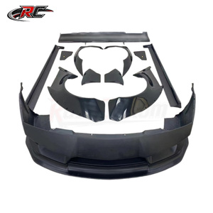 Kit de carrocería ancha estilo LB para <span class=keywords><strong>Lamborghini</strong></span> <span class=keywords><strong>Gallardo</strong></span>: Parachoques delantero, faldones laterales, pasos de rueda y alerón trasero. - Product Image 3
