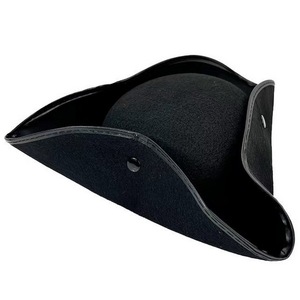 <span class=keywords><strong>Chapeau</strong></span> Tricorne <span class=keywords><strong>Colonial</strong></span> avec Garniture Dorée pour Adultes - Product Image 5