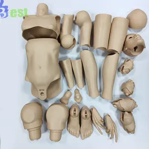 custom makeable simulation plastic toy BJD flexible joints adjustable ball jointed doll boys and girls