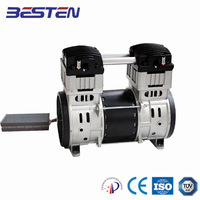 Compresseur d'air à piston sans huile DC 7 bar 1HP 750W Moteur sans balais à aimant permanent 12V Pompe à air montée sur véhicule Nouveau pour l'exploitation minière