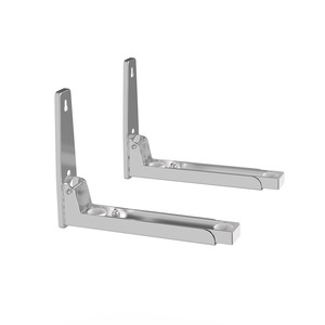 Stainless Steel Microwave Oven Rack 220-380mm Retractable Folding Wall Mount Bracket Kitchen Bedroom Use - Product Image 2