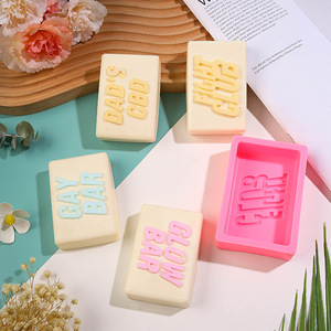 Long savon à <span class=keywords><strong>main</strong></span> anglais silicone <span class=keywords><strong>moule</strong></span> savon gypse aromathérapie décoration gâteau décoration <span class=keywords><strong>moule</strong></span> pour bricolage à la <span class=keywords><strong>main</strong></span> - Product Image 3