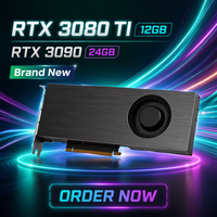 Kartu Grafis Workstation GPU OEM AI Server Geforce RTX 3080Ti 3080 12GB Video Card RTX 3090 24GB DDR6X Turbo